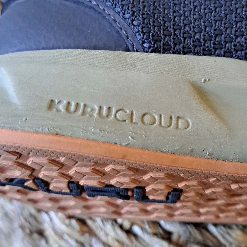 KURU Womens Atom Kurocloud Athletic/Training/Gym Smoke Grey Knit‎ Sneakers 9.5
